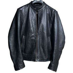 Men's Danier Black Leather Jacket size S